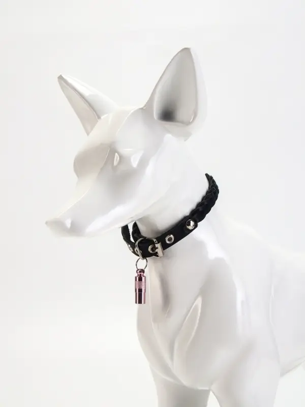 Адресник-капсула под записку, 0.9&times;2.75 см, фасовка 6 шт., металл, цвет МИКС