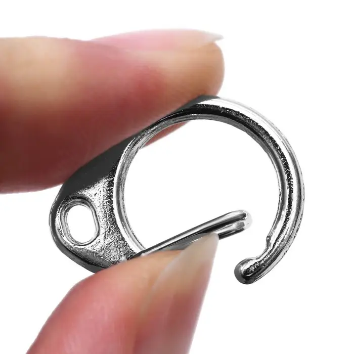 Карабин металлический «Круг», d=14 мм, 22×15 мм, 10 шт., цвет серебряный Карабин металлический «Круг», d=14 мм, 22×15 мм, 10 шт., цвет серебряный