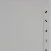 Разделитель листов 20л. цифровые пластик.Комус