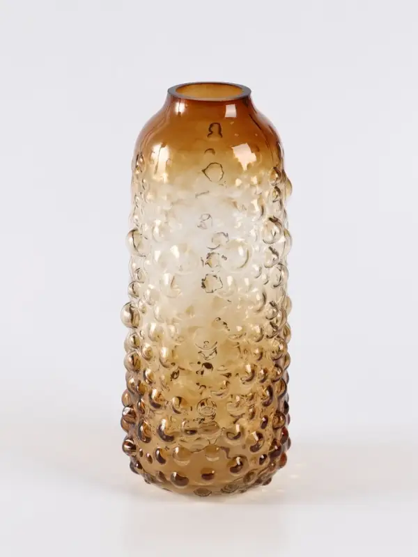 Ваза «Беттино», 30×11 см, стекло, коричневая