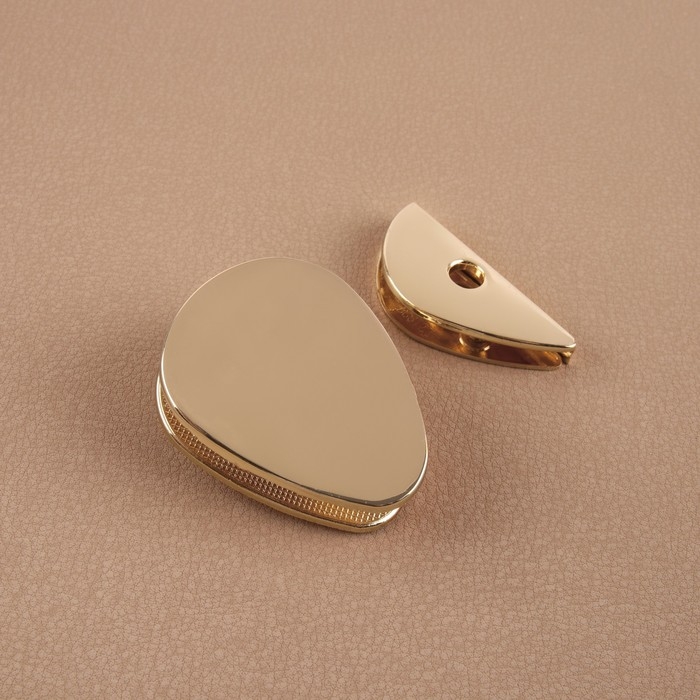 Застёжка для сумки, 4,8 × 3,5 см, цвет золотой Застёжка для сумки, 4,8 × 3,5 см, цвет золотой