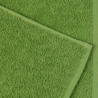 Набор полотенец махровых без бордюр 440 г/м2, 50х90 т.салат, 5шт