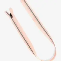 Молния &laquo;Спираль&raquo;, №5, разъёмная, со светоотражающей полосой, замок автомат, 80 см, розовая