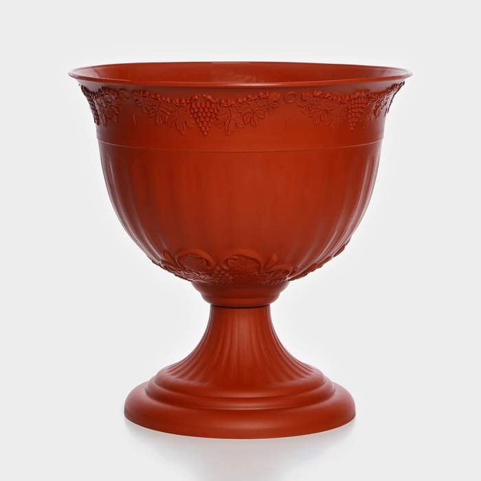 Кашпо уличное «Ангара», 12 л, цвет терракотовый Кашпо уличное «Ангара», 12 л, цвет терракотовый