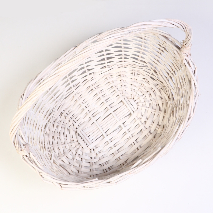 Корзина плетеная, 45 х 35 х 17/13/40 см, ива