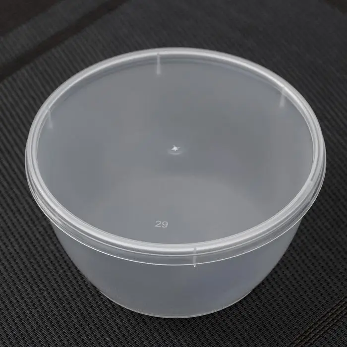 Контейнер одноразовый с крышкой «Супница», 360 мл, пластик, d=11.2 см, прозрачный Контейнер одноразовый с крышкой «Супница», 360 мл, пластик, d=11.2 см, прозрачный