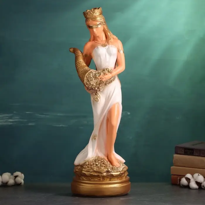 Фигура гипс &laquo;Фортуна большая&raquo;, цветная, 63&times;20&times;20 см