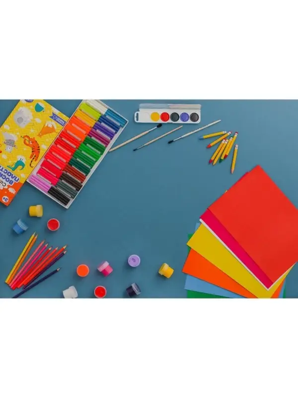 Пластилин мягкий (восковой) Calligrata, 24 цвета, 360 г