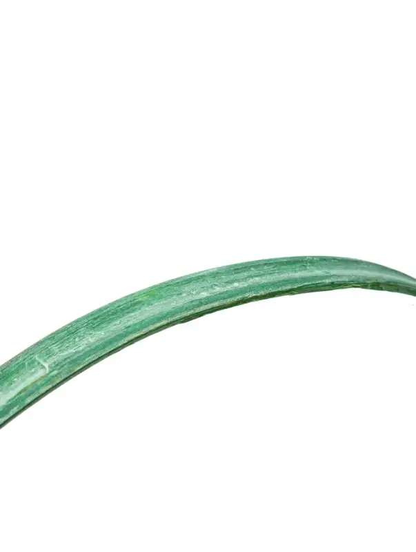 Корзина плетеная 26 х 12 х _ см, ручка складная h=21 см зеленый (к9439830)