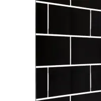 Панель самоклеящаяся 60*30 см кирпич черный