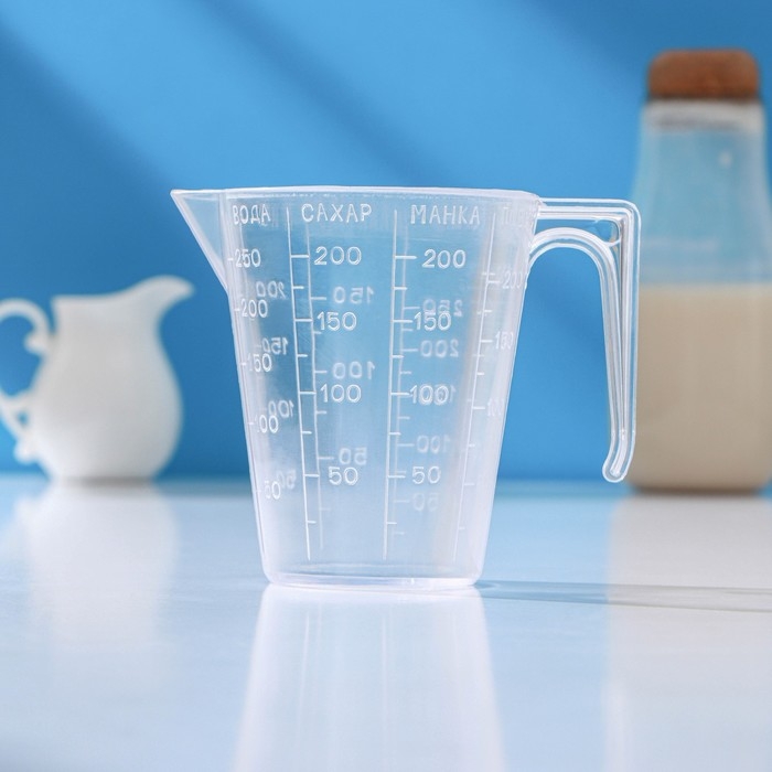 Стакан мерный, 250 мл, МИКС Стакан мерный, 250 мл, МИКС