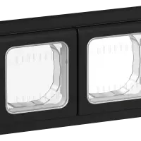 FLITE Рамка 2-местная IP55 Рпро-2-55-ФлЧ черный IEK