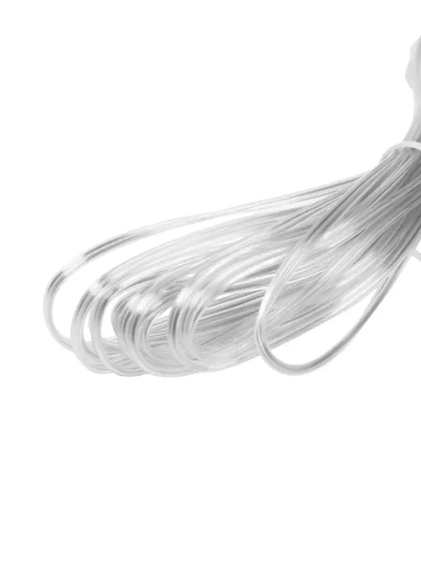 Удлинитель для комнатных гирлянд, 5 м, прозрачная нить, УМС-вилка