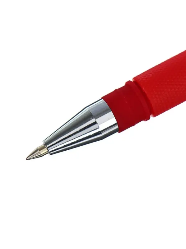 Ручка шариковая BrunoVisconti. EasyWrite. Red, красный стержень, узел 0.5 мм, резиновый упор, матовый корпус