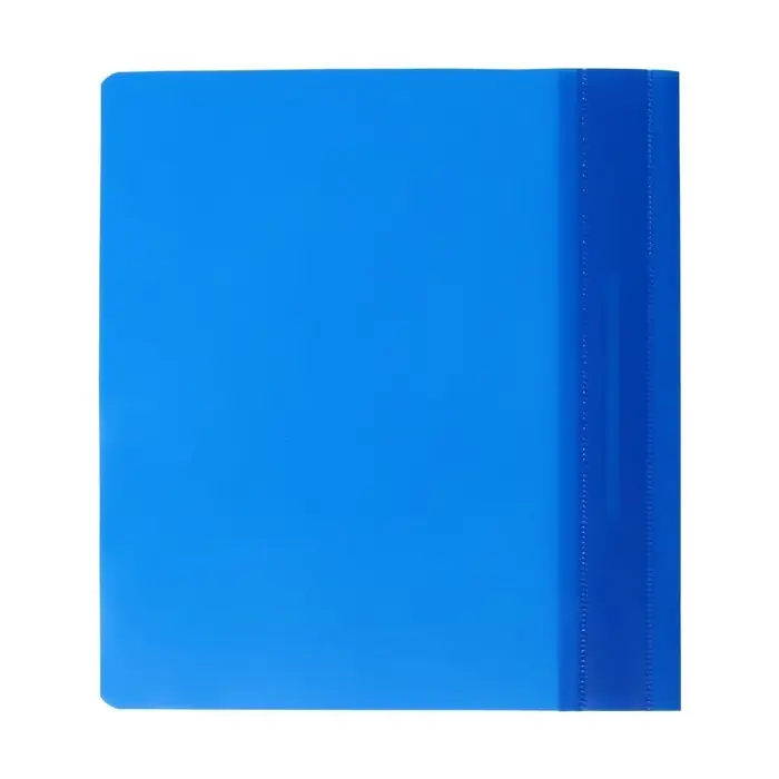 Папка-скоросшиватель Calligrata, А5, 180 мкм, синяя, прозрачный верх