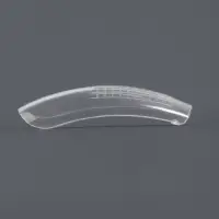 Верхние формы для наращивания в контейнере, 100 шт., мягкий квадрат, прозрачные