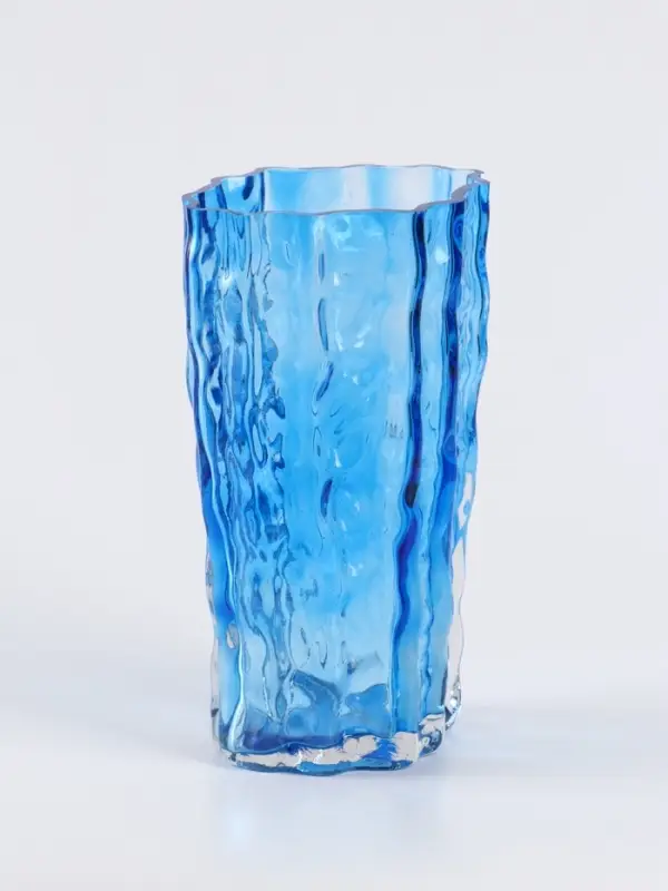 Ваза «Фонс», 24×14.5 см, стекло, синяя Ваза «Фонс», 24×14.5 см, стекло, синяя