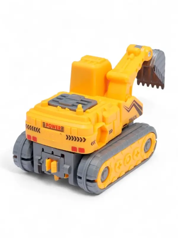 Робот-трансформер «Стройбот», собирается из 5 машинок, подвижные детали