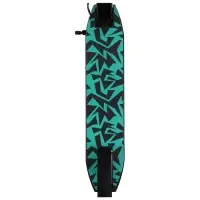 Самокат городской GRAFFITI Comfort Lux 145, колёса PU 145 мм, с передним амортизатором, ABEC 9 Carbon