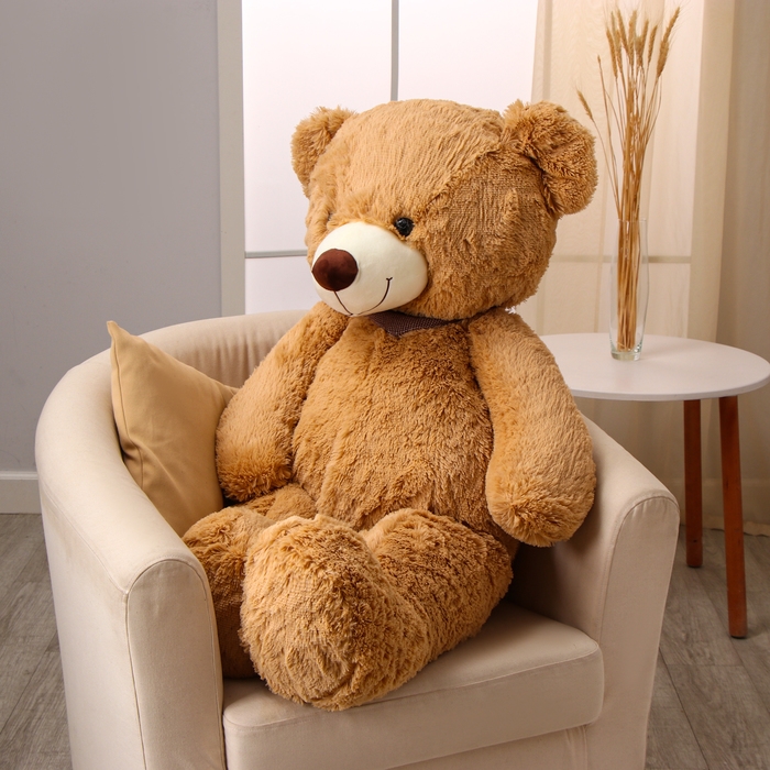 Мягкая игрушка «Медведь», 110 см, коричневый Мягкая игрушка «Медведь», 110 см, коричневый