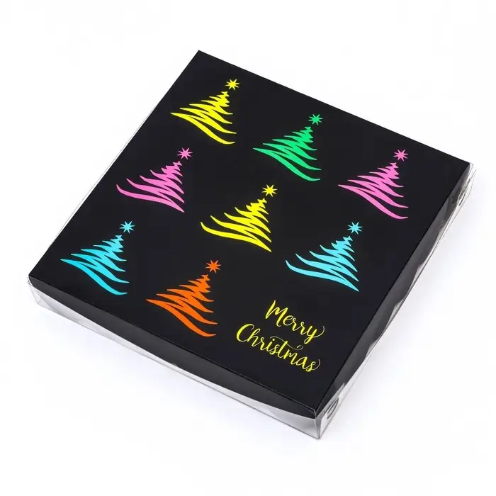 Коробка для печенья, «Праздничная ёлка», 18×18×3 см Коробка для печенья, «Праздничная ёлка», 18×18×3 см