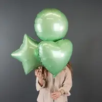 Шар фольгированный 18" &laquo;Мятный макарунс&raquo;, круг