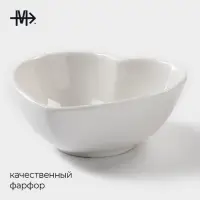Соусник Magistro &laquo;Сердце Бланш&raquo;, 80 мл, фарфор, белый