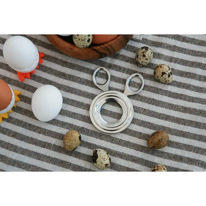 Ножницы для яиц Доляна, 10×8×0,7 см, диаметр отверстия 3,3 см, нержавеющая сталь Ножницы для яиц Доляна, 10×8×0,7 см, диаметр отверстия 3,3 см, нержавеющая сталь