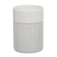 Стакан для ванной комнаты тм VETTA Модена, полирезин, молочный, 7x7x10 см