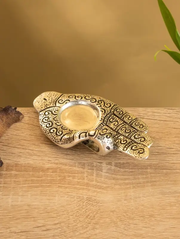 Подставка под благовония  Подставка под благовония "Мудра"  алюминий 14х7,5 см