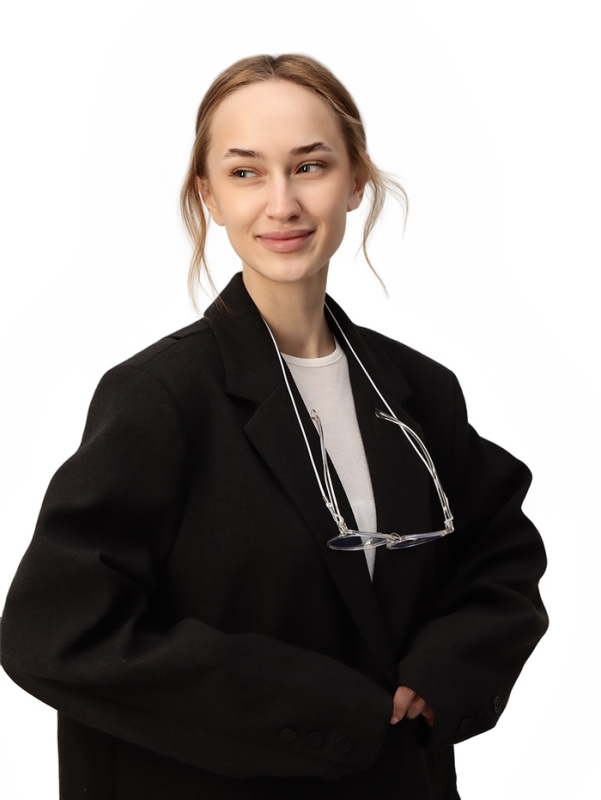 Шнурок для очков на шею 70 см силиконовый, серый Шнурок для очков на шею 70 см силиконовый, серый