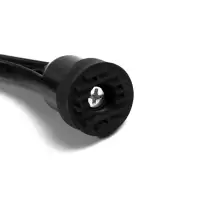 Фиксатор дверной LOCKLAND, &laquo;козья ножка&raquo;, цвет черный