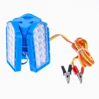 Фонарь кемпинговый, 6 Вт, SMD 2835, кабель l-1.5 м, с зажимом от 12 В, 12 х 5 см Фонарь кемпинговый, 6 Вт, SMD 2835, кабель l-1.5 м, с зажимом от 12 В, 12 х 5 см