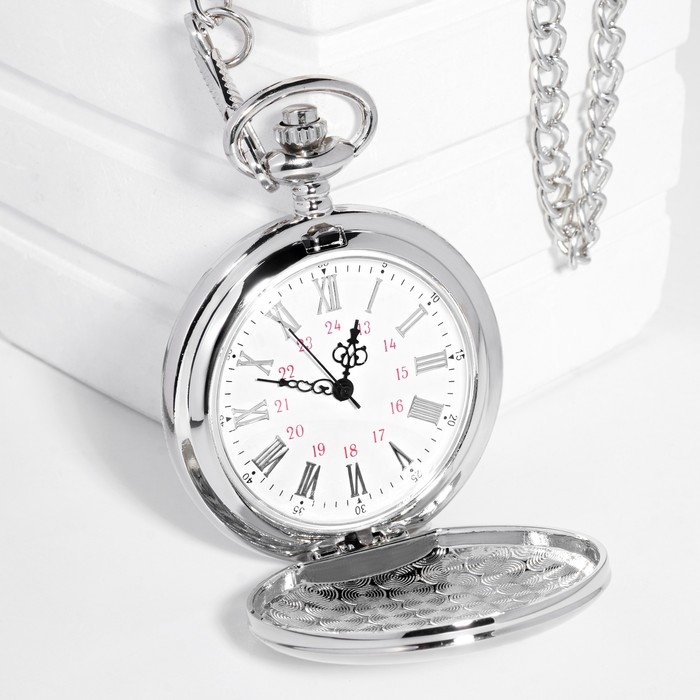 Часы карманные Часы карманные "Классика", кварцевые, цепочка l-40 см, d-4.5 см