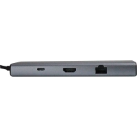 Разветвитель USB UGREEN CM498 (15600) USB-C to 3xUSB-A TF SD VGA RJ45 HDMI