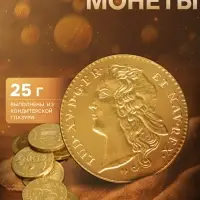 Медали шоколадные &laquo;Золото пиратов&raquo;, с наклейкой, 25 г