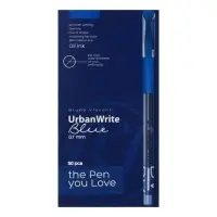 Ручка шариковая Bruno Visconti UrbanWrite Basic, 0,7 мм, синие чернила на масляной основе