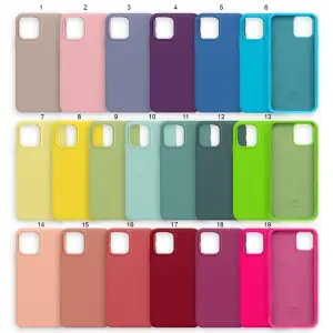Чехол для iPhone 12 Mini Silicone Сase APL WS (с лого)