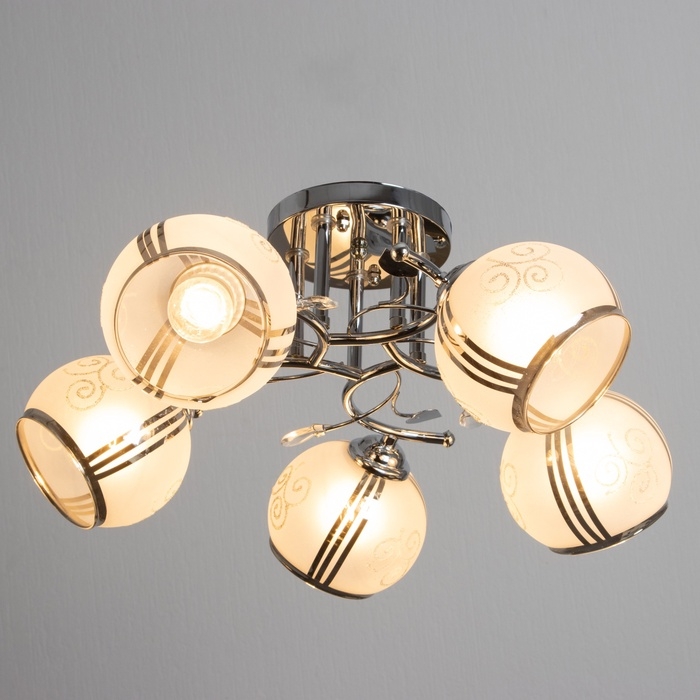 Люстра Люстра "Грета" 5х40Вт Е27 Хром МОДЕЛЬ: 2600553