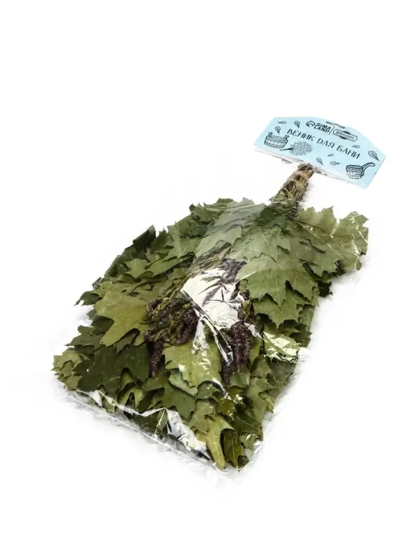 Веник для бани, дубовый, 55 см, с шалфеем, &laquo;Добропаровъ&raquo;