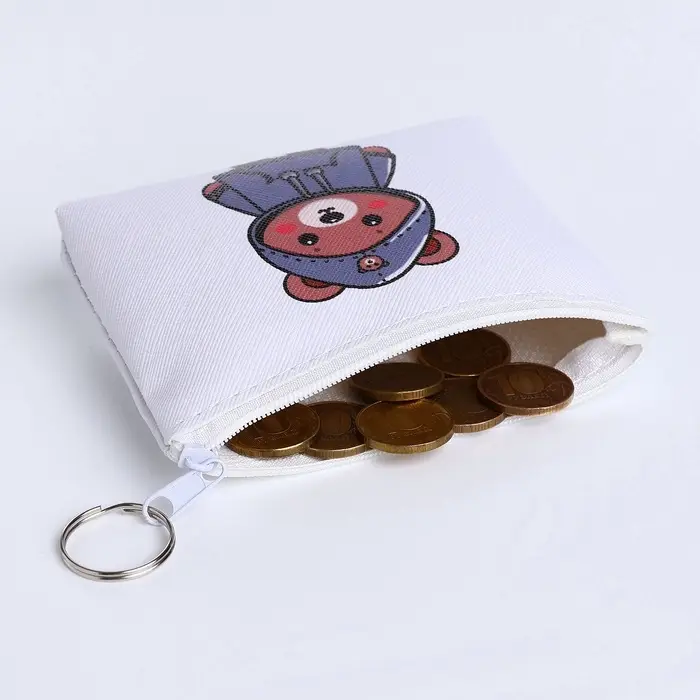 Кошелёк детский &laquo;Мишутки&raquo;, маленький, монетница, МИКС