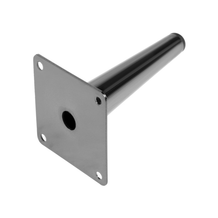 Опора мебельная CAPPIO OP07, h=150 мм, толщина площадки 1.8 мм, цвет глянцевый черный Опора мебельная CAPPIO OP07, h=150 мм, толщина площадки 1.8 мм, цвет глянцевый черный