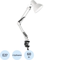 Светильник Ultraflash UF-312P С01 белый, 230V, 60Вт