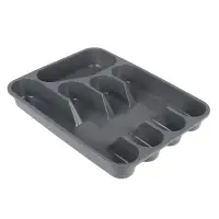 Лоток для столовых приборов тм VETTA, 5 секций, 32,8х25х4см, пластик, 3 цвета