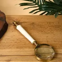 Лупа «Мориарти», 7×7×24 см, латунь, смола Лупа «Мориарти», 7×7×24 см, латунь, смола