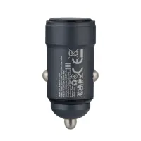 Автомобильное зарядное устройство с кабелем Type-C на Type-C PD30W Z57 Hoco серый