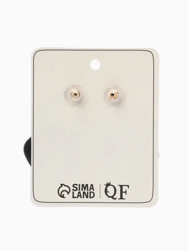 Серьги металл &laquo;Цепь&raquo;, диагональ, 2 полых ромба, золотисто-чёрные