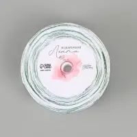 Лента атласная &laquo;С Днём защитника Отечества&raquo;, 2.5 см &times; 22.5 (&plusmn; 1) м, белая