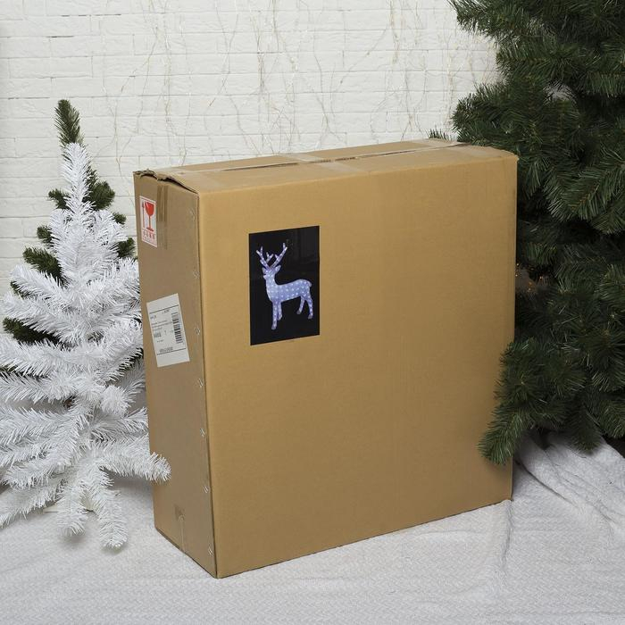 Светодиодная фигура «Олень» 60 × 100 × 35 см, акрил, 144 LED, 8 режимов, 24 В, свечение белое Светодиодная фигура «Олень» 60 × 100 × 35 см, акрил, 144 LED, 8 режимов, 24 В, свечение белое