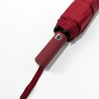 Зонт автоматический Lanford, 3 сложения, 12 спиц, R=51/60 см, d=102 см, красный